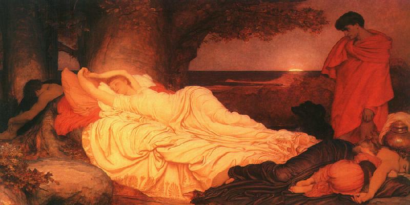 Lord Frederic Leighton Cymon and Iphigenia oil painting image